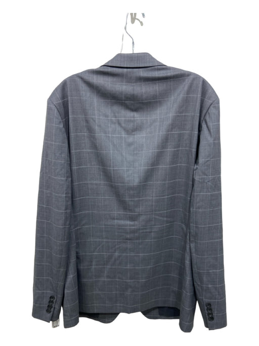 Bonobos Gray Wool Blend Plaid 2 Button Men's Suit 44