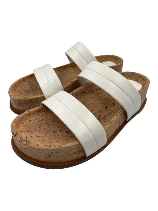 Gabriela Hearst Shoe Size 41 Cream & Beige Leather Double Strap Platform Sandals Cream & Beige / 41
