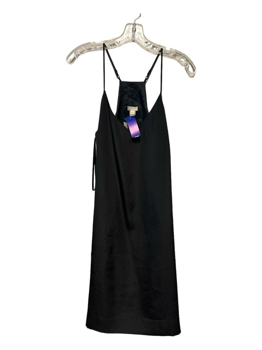J. Crew Size 4 Black Polyester Sleeveless V Neck Dress Black / 4