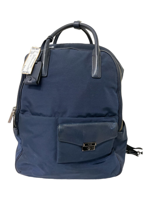 Tumi Navy Synthetic Solid Men's Backpack