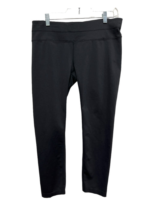 Athleta Size L Black Polyester Zip Pocket Athletic Leggings Black / L