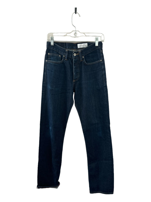 Gustin Size 30 Dark Wash Button Fly Denim Men's Jeans 30
