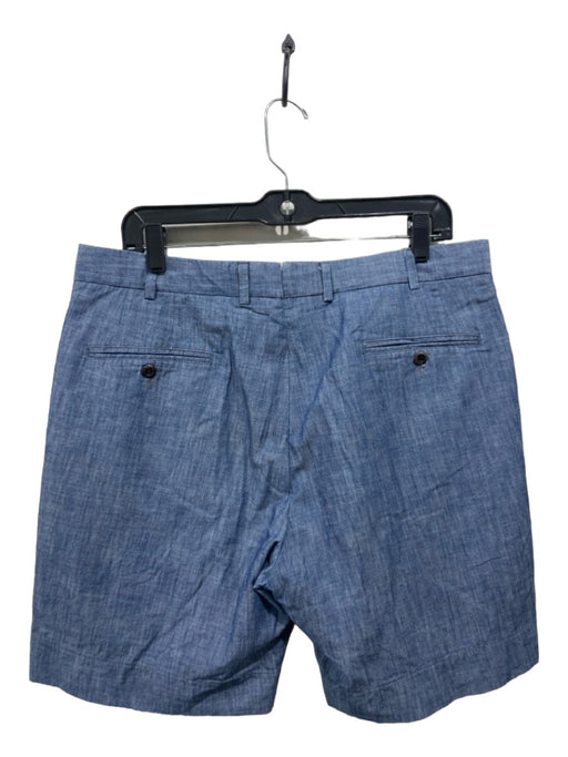 Sid Mashburn Size 34 Blue Cotton Solid Khakis Men's Shorts 34