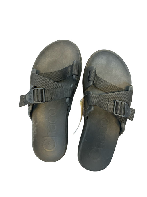 Chaco Shoe Size 11 Black Rubber Nylon Adjustable Men's Sandals 11