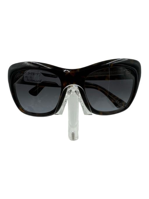 Gucci Brown Acetate Logo Tortoise Shell Gradient Case Inc. Sunglasses Brown