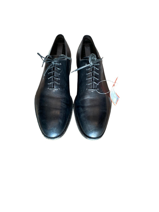 Ferragamo Shoe Size 7 Black Leather Solid Dress Men's Shoes 7