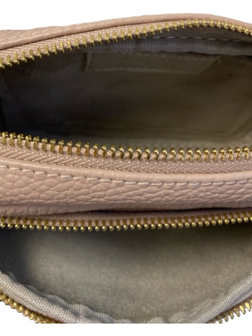 Vimoda Blush Pink Pebbled Leather Shoulder Strap Gold Hardware Bag Blush Pink / XS