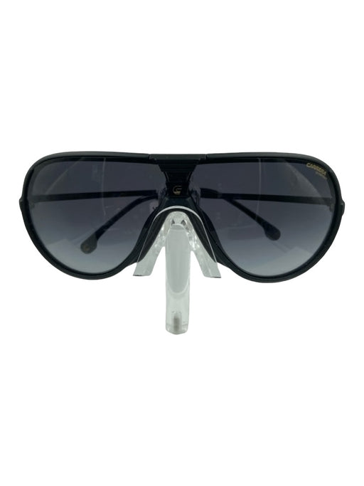 Carrera Black Aviator Gold detail Plastic Detail Case Inc. Sunglasses Black