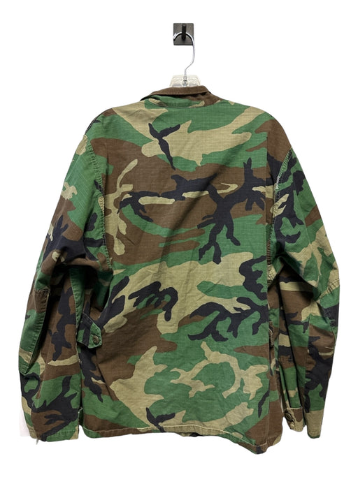Army Size L Green & Brown Cotton Camo Men's Jacket L