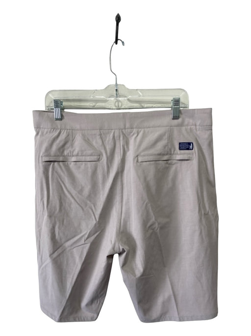Johnnie-O NWT Size 34 Beige Synthetic Solid Khakis Men's Shorts 34