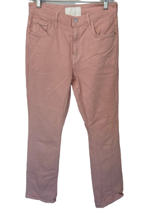Mother Superior Size 29 Peach Cotton Blend High Waist Bootcut Jeans