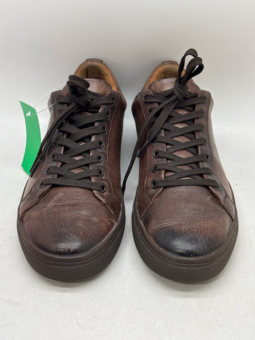 Thursday Shoe Size 9 Brown Leather Low Top Lace Up Sneakers