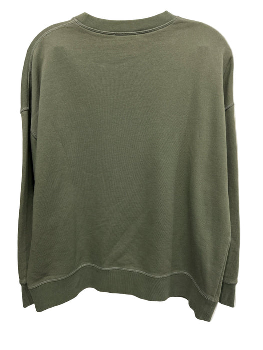 Alexander McQueen Size 38 Khaki Green Cotton Long Sleeve graphic Jogger Pant Set