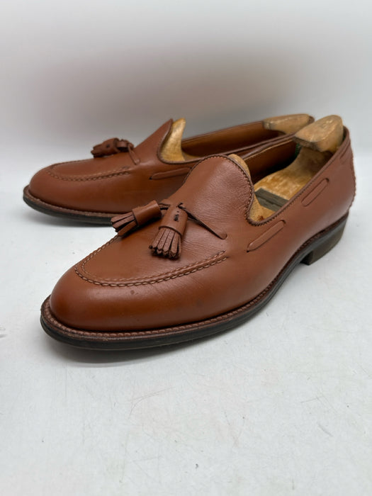 Alden Shoe Size 10 AS IS Brown Leather Solid Tassel Men's Shoes