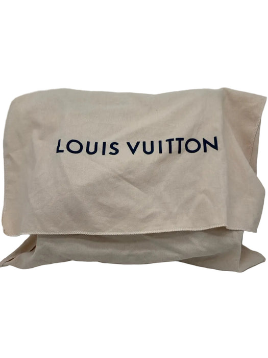 Louis Vuitton Brown Print Coated Canvas Monogram Shoulder Strap Tie Closure Bag