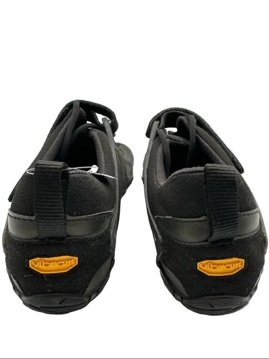 Vibram Shoe Size 9.5 Black Synthetic Solid Toe Detail Men's Shoes