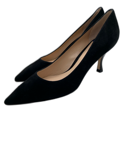 Stuart Weitzman Shoe Size 8N Black Suede Pointed Toe Pumps Black / 8N