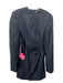 Acne Studio Size XS Black Wool Back Zip Cut Out Long Sleeve Dress Black / XS