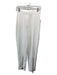 Alexander McQueen Size XS/38 Ivory White Viscose Blend Loops hook & zip Pants Ivory White / XS/38