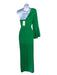 Yaura Size 10 Green Polyester One Shoulder Gown Green / 10