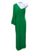 Yaura Size 10 Green Polyester One Shoulder Gown Green / 10