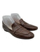 Stuart Weitzman Shoe Size 8B Brown Leather Embossed Round Toe Loafers Brown / 8B