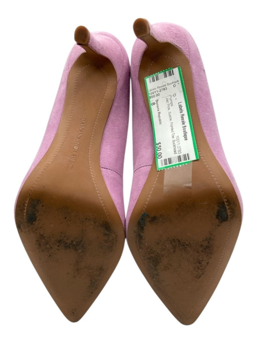 Banana Republic Shoe Size 8 Lilac Pink Suede Pointed Toe Pumps Lilac Pink / 8