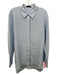 Joseph Size 42 Light Blue Silk Button Down Collared Long Sleeve Top Light Blue / 42