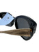 Burberry Black & Gold Acetate Metal Detail Cat Eye Sunglasses Black & Gold