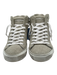 Philippe Model Shoe Size 37 Gray & White Leather Suede Side Zip Sneakers Gray & White / 37