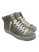 Philippe Model Shoe Size 37 Gray & White Leather Suede Side Zip Sneakers Gray & White / 37