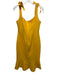 Likely Size 12 Mustard Yellow Polyester Blend Sleeveless tie strap Dress Mustard Yellow / 12