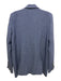 Maeve Size 00 Blue Polyester Chambray Double Breast Wide Collar Blazer Jacket Blue / 00