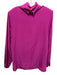 Christian Dior Separates Size 10 Magenta Purple Silk Turleneck Long Sleeve Top Magenta Purple / 10