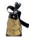 Tom Ford Gold & Black Coated Denim Leather trim Metallic Magnetic Closure Bag Gold & Black / S
