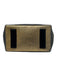 Tom Ford Gold & Black Coated Denim Leather trim Metallic Magnetic Closure Bag Gold & Black / S