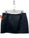 J Crew Size 8 Black Polyester Satin Mini Front Zip Loops Skirt Black / 8