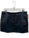 J Crew Size 8 Black Polyester Satin Mini Front Zip Loops Skirt Black / 8