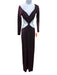Revolve X Michael Costello Size M Pink & Black Nylon Metallic Stripe Knot Dress Pink & Black / M