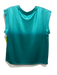 Porridge Size Small Green Polyester Blend Short Sleeve Metallic T-Shirt Top Green / Small