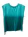 Porridge Size Small Green Polyester Blend Short Sleeve Metallic T-Shirt Top Green / Small