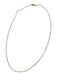 Gold 925 Silver Gold Plated Box Chain Lobster Clasp Short Necklace Gold