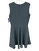 Akris Punto Size L Blue, Red, Black Viscose Blend Sleeveless Geometric Dress Blue, Red, Black / L