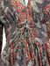 Zimmermann Size 0 Purple, Red, White Linen Blend Long Sleeve Floral Mini Dress Purple, Red, White / 0