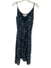 Birds of Paradis Size XS Blue, Yellow, Multi Cotton Blend Spaghetti Strap Dress Blue, Yellow, Multi / XS