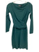 La Petite Robe Chiara Boni Size 39 Dark Green Rayon 3/4 Sleeve Draped Dress Dark Green / 39