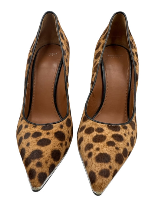 Givenchy Shoe Size 39 Beige & Brown Pony Hair Leather Detail Cheetah Print Pumps Beige & Brown / 39