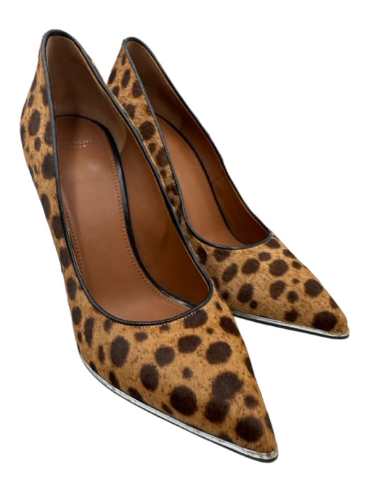 Givenchy Shoe Size 39 Beige & Brown Pony Hair Leather Detail Cheetah Print Pumps Beige & Brown / 39