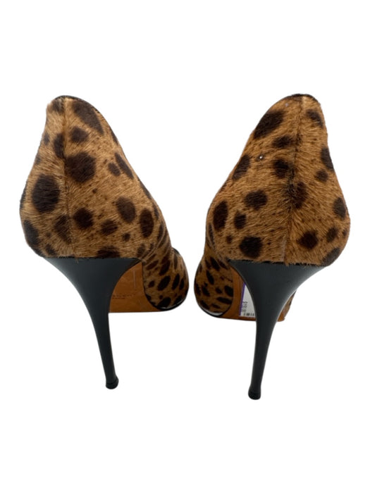 Givenchy Shoe Size 39 Beige & Brown Pony Hair Leather Detail Cheetah Print Pumps Beige & Brown / 39