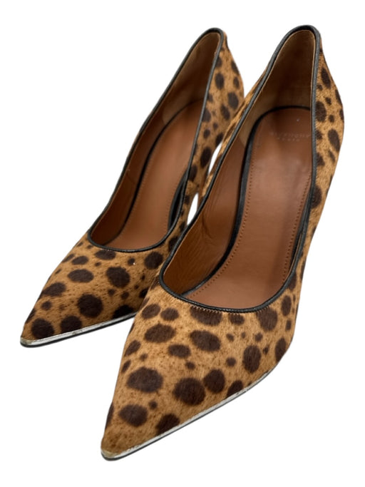 Givenchy Shoe Size 39 Beige & Brown Pony Hair Leather Detail Cheetah Print Pumps Beige & Brown / 39